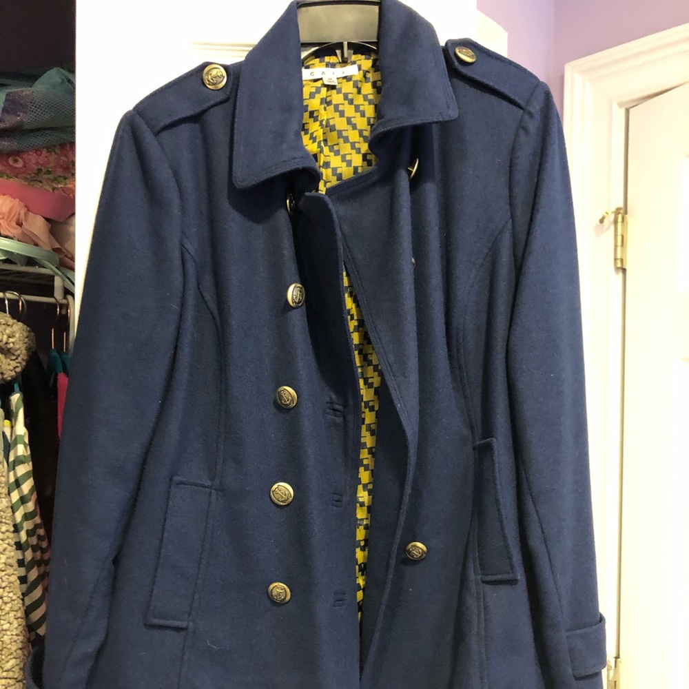 CAbi Prep School Pea Coat size Medium